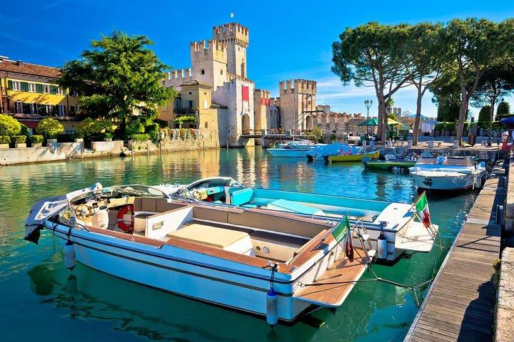 From Milan Verona Sirmione Lake Garda Private Boat cruise