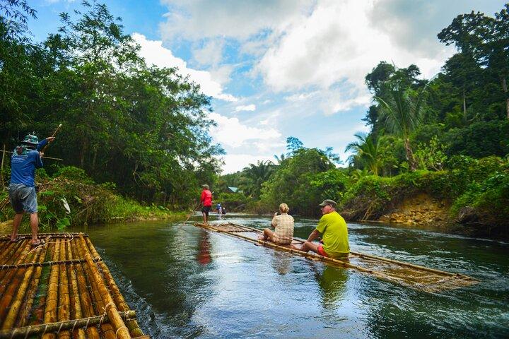 Bamboo Rafting and Monkey Cave with ATV Jungle from Phuket