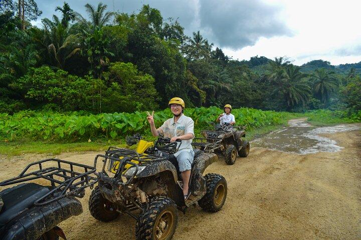 Bamboo Rafting and Monkey Cave with ATV Jungle from Phuket