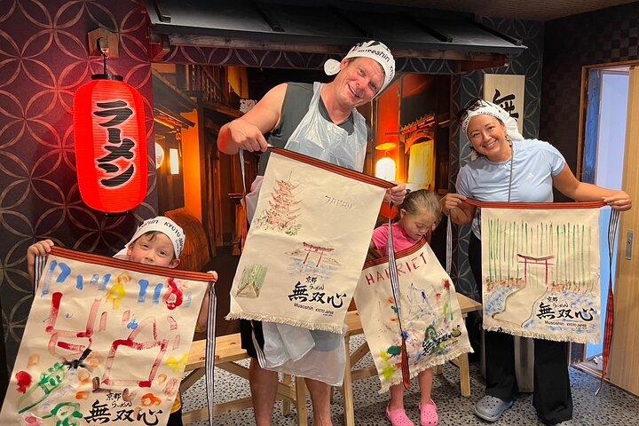 Kyoto: Paint Your Own Ramen Apron & Michelin Ramen Class