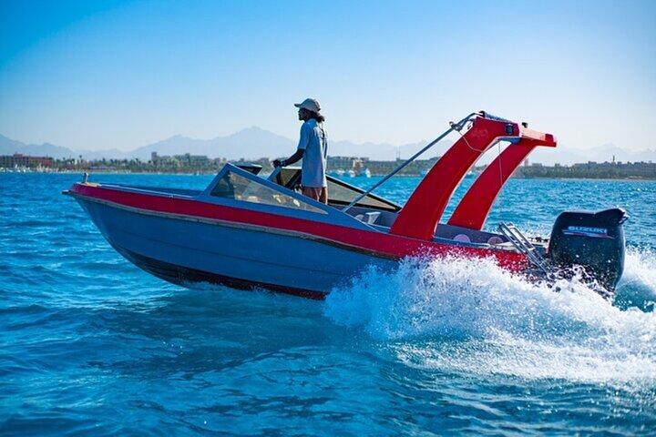 Dolphin House By Private Speed Boat & Drinks & Transfer-Hurghada