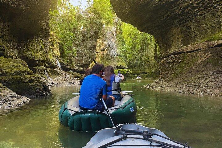 Martvili Canyon and Prometheus Cave Day Adventure Private tour