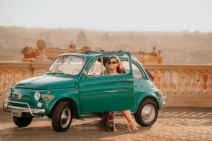 Rome Fiat 500 Tour With Photoshoot Option