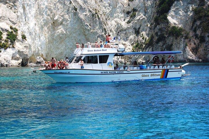 Corinth Canal & Saronic Gulf GlassBottom Cruise: 4h Swim & Buffet