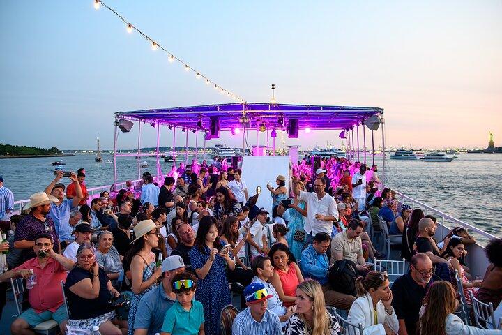 NYC Sunset Cruise with DJ, Skyline & Statue of Liberty