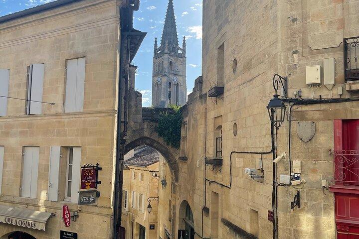 From Bordeaux Half day in Saint-Émilion: Village + Castle
