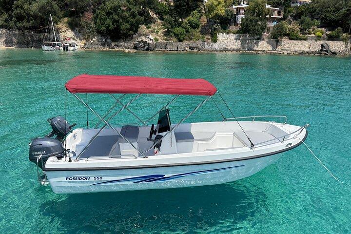 Boat trip in Corfu Paleokastritsa Limni beach,Kasteli,Sea Caves