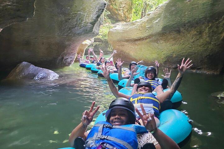 Tropical Forest Cave Tubing & Waterfalls Hiking Adventure