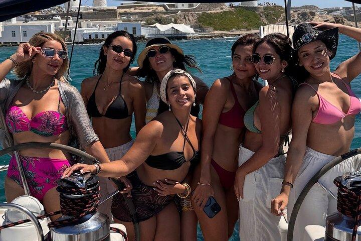 Mykonos Sailing Tour to Rhenia Uninhabited Island+Free Transfers