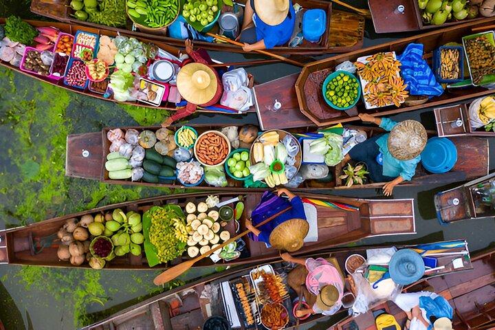 Floating Market & Railway Market Tour from Bangkok