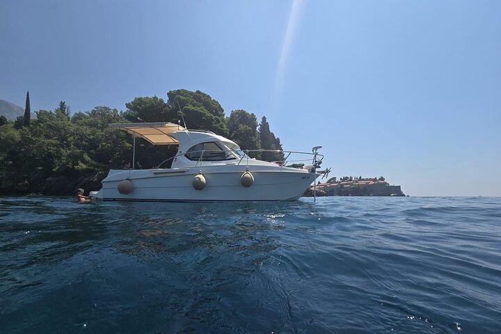 Private Boat Tour from Bar: Hidden Beaches, Snorkeling & Fishing