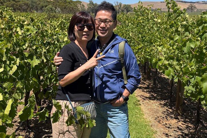 Adelaide Couples Tour: Penfolds(World #2) Visit Hahndorf & Lunch