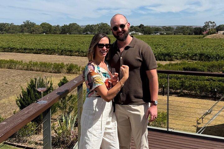 Adelaide Couples Tour: Penfolds(World #2) Visit Hahndorf & Lunch