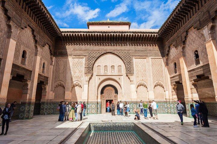 Marrakech: Ben Youssef Madrassa, Secret Garden and Medina Tour
