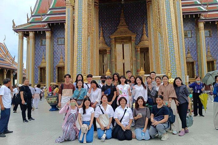 Grand Palace, Temples, and Canal Multilingual Private Tour