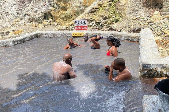 St Lucia Sulphur Springs Drive- in Volcano Tour & Waterfall