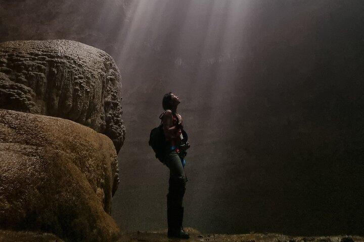 Yogyakarta Shared Tour: Jomblang and Pindul Cave with Drone Shoot