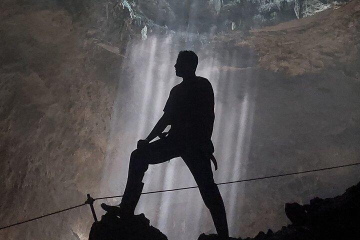 Yogyakarta Shared Tour: Jomblang and Pindul Cave with Drone Shoot