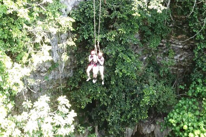 Yogyakarta Shared Tour: Jomblang and Pindul Cave with Drone Shoot