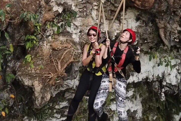 Yogyakarta Shared Tour: Jomblang and Pindul Cave with Drone Shoot