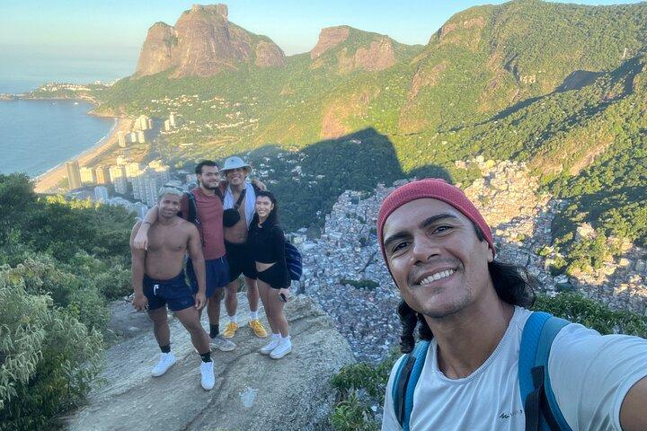 Morro Two Brothers Trail, during the day and sunset in Vidigal