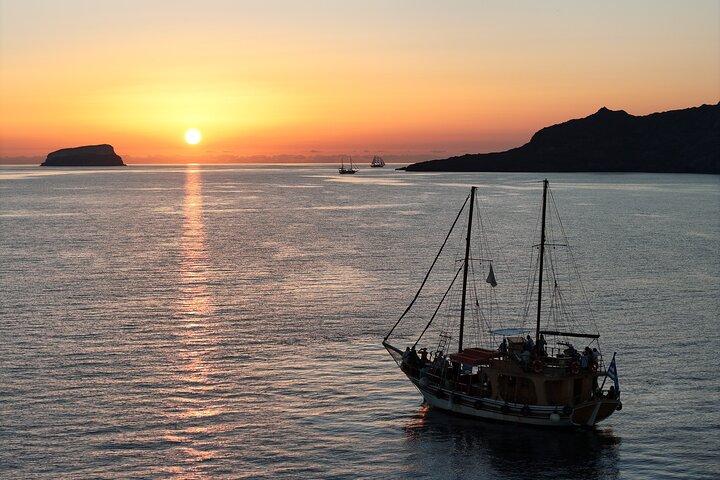 Santorini Sunset Cruise in Caldera
