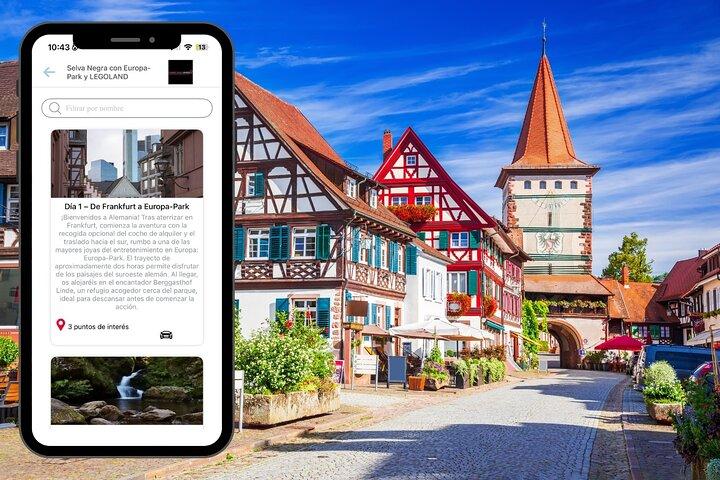 Routes in the Black Forest, Germany