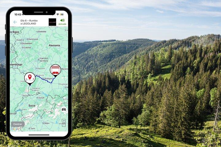 Routes in the Black Forest, Germany