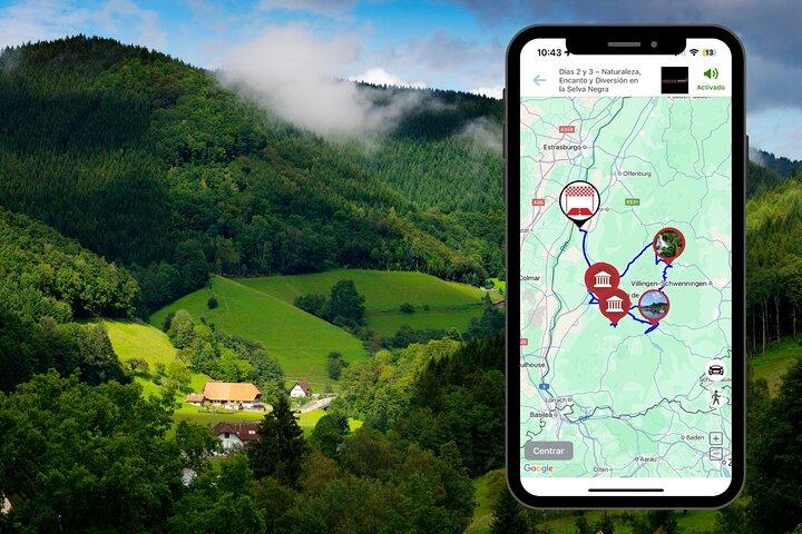 Routes in the Black Forest, Germany