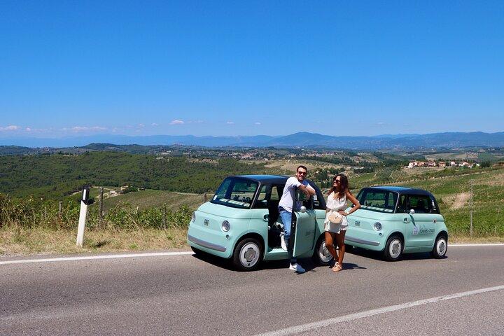 Original Fiat Topolino E-Car Tour in Chianti with Lunch & Tasting