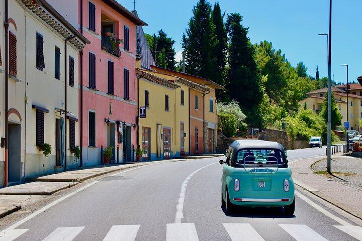Original Fiat Topolino E-Car Tour in Chianti with Lunch & Tasting