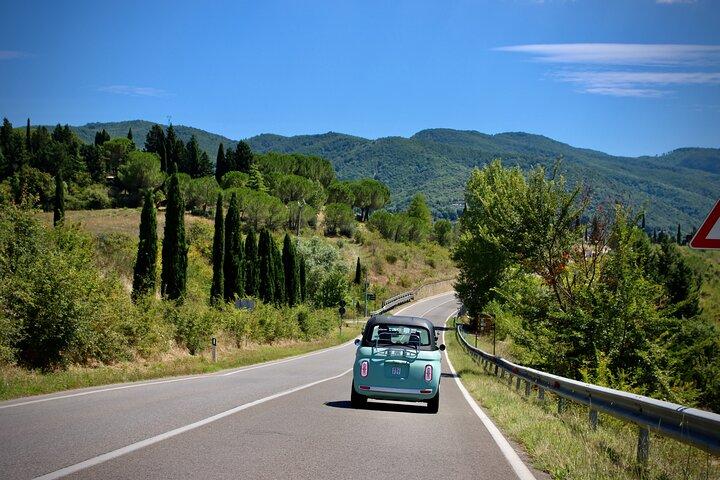 Original Fiat Topolino E-Car Tour in Chianti with Lunch & Tasting