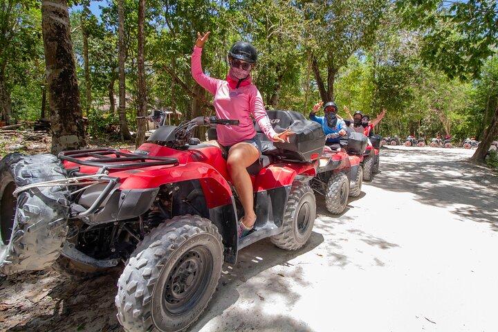 ATV to Jade Cavern, Mud Trails, Snorkel and Lunch with Open Bar