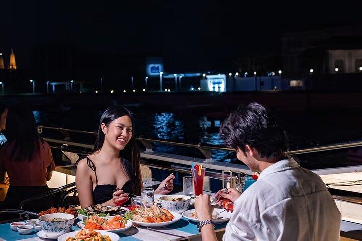 Riverside Bangkok Dinner Cruise with Buffet and City Views