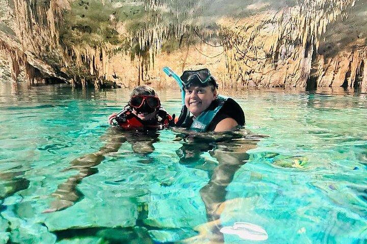 Cenote and Swimming with Turtles Private Tour in Akumal