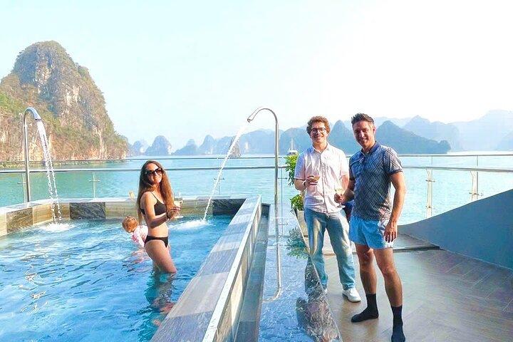 Premium Halong & Lan Ha Bay Yacht Tour with Taliya Day Cruise