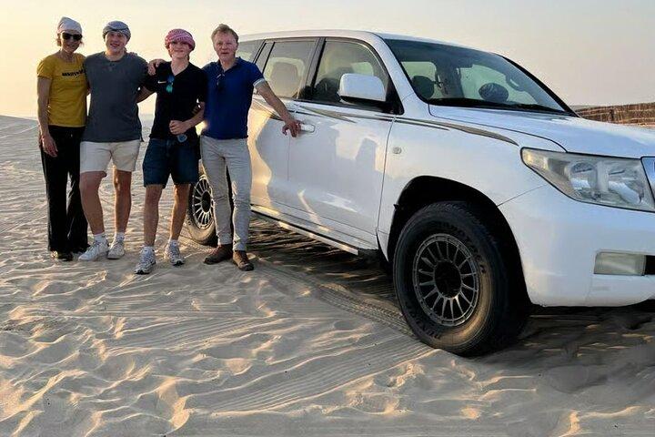 Doha Private Dune Bashing, Camel Ride & Sandboarding & Inland Sea