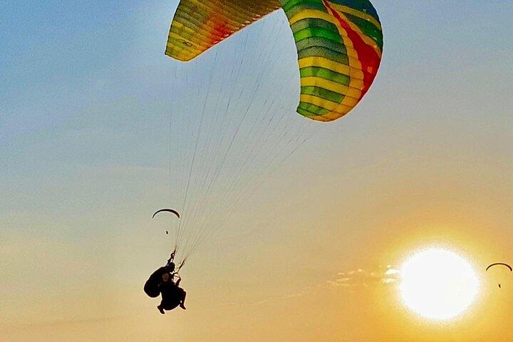 Sunset Paragliding Over Agafay Desert from Marrakech