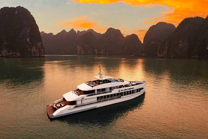 Luxury Ha Long Symphony Day Cruise: Island & Caves, Gourmet Lunch