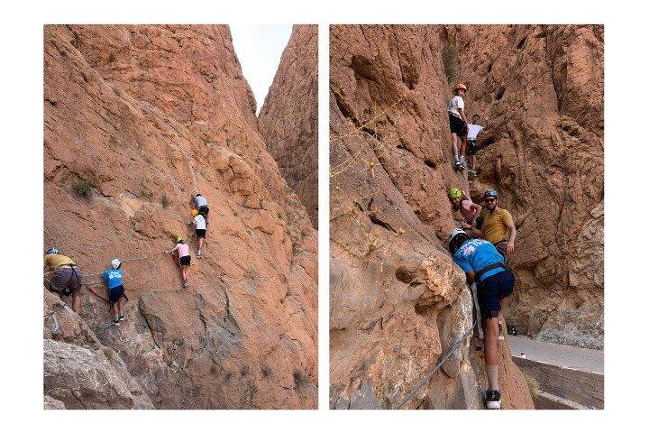 Via Ferrata in Todgha Gorge with Optional Horse Riding