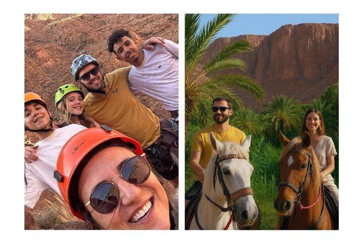 Via Ferrata in Todgha Gorge with Optional Horse Riding