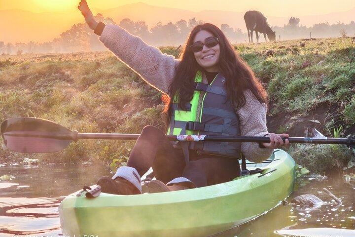 Xochimilco at Dawn on Kayak
