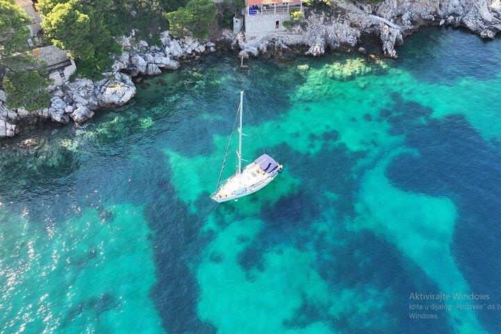 Dubrovnik : Full Day Group Sail Boat Tour to Elaphiti & Blue Cave