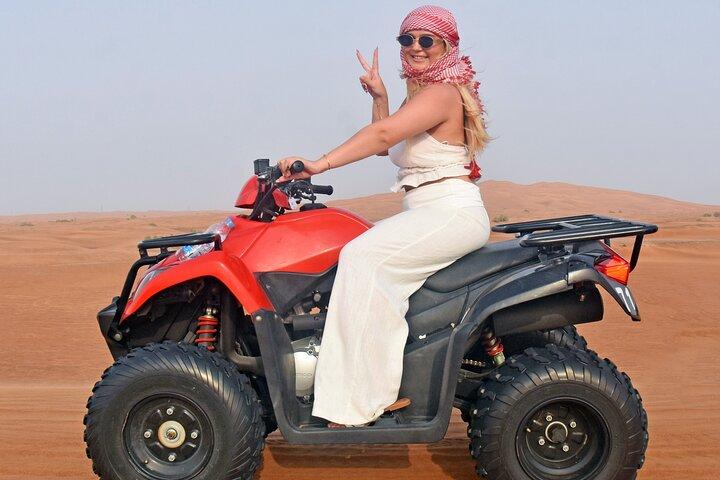 Desert Quad Bike Adventure Dubai with Free Pickup from Hotel