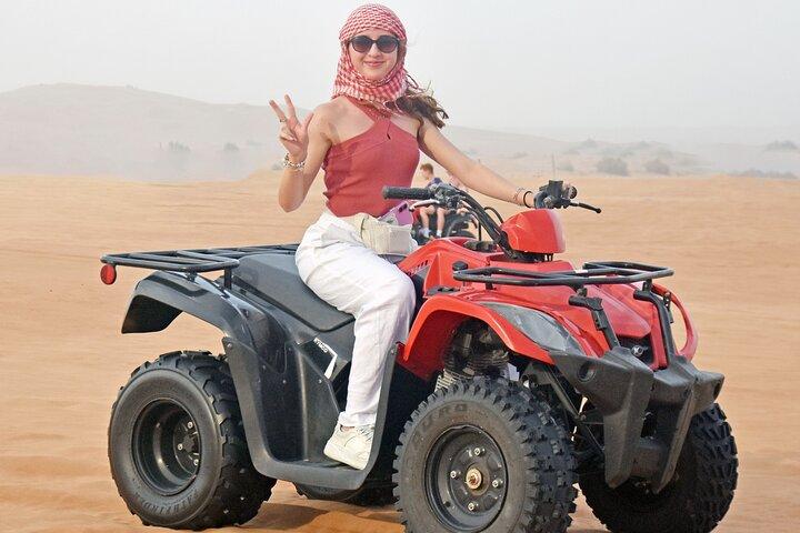 Desert Quad Bike Adventure Dubai with Free Pickup from Hotel