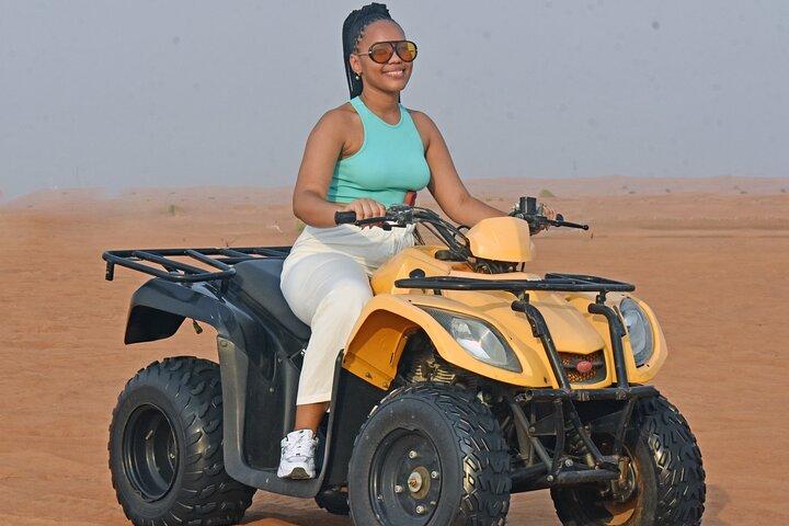 Desert Quad Bike Adventure Dubai with Free Pickup from Hotel
