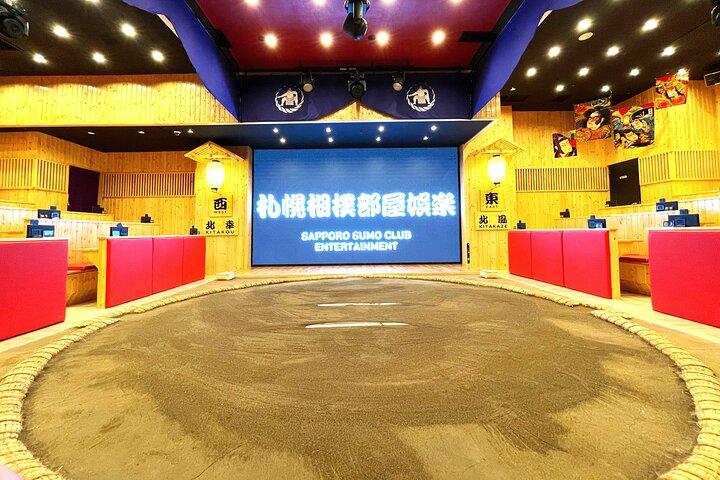 Sapporo Sumo Show Experience with Japanese Food and Photo