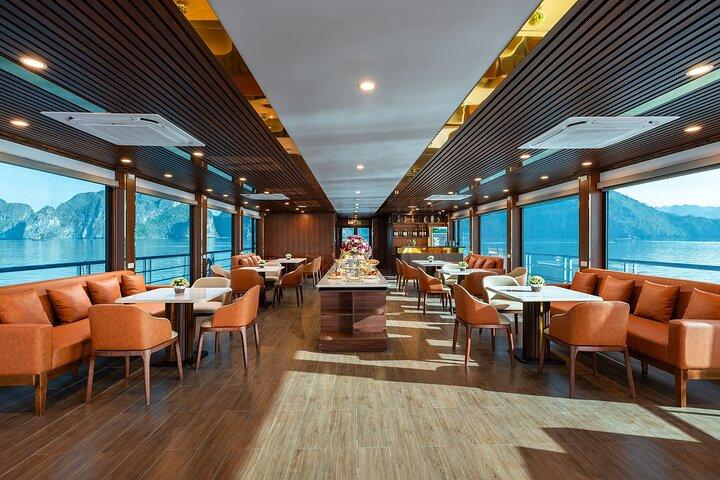 5-Star Halong Bay Cruise with Buffet Lunch, Sunset Party