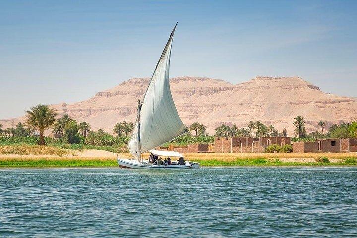 Luxor East Bank Hot Air Balloon Temples Museums and Felucca