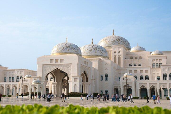 Abu Dhabi City Tour With Sheikh Zayed Mosque Qasr Al Watan Louvre